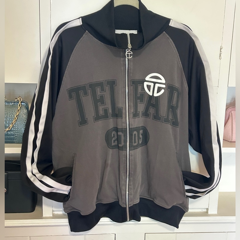 Telfar Black and Grey Jacket - Rare and Vintage